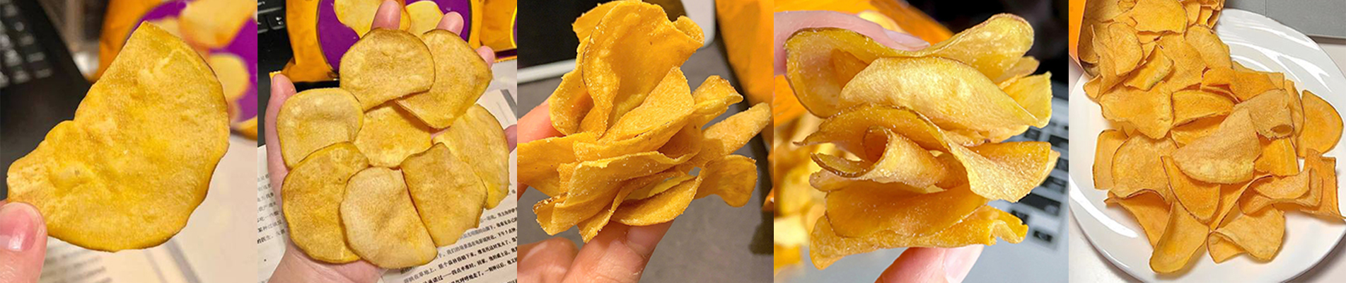 Chips de patate douce