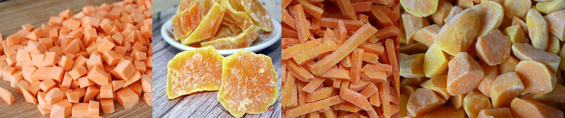 Patate douce congelée