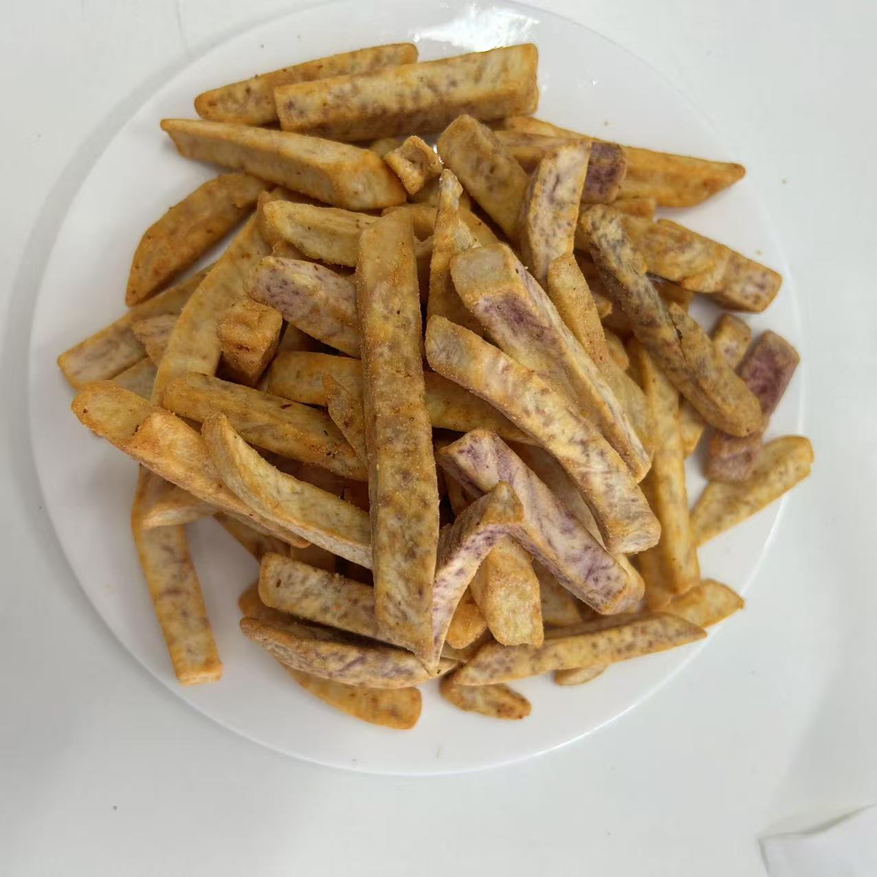 Vacuum Low-Temp Frying Taro Sticks Salty Egg Yolk Flavor Taro Sticks Supplier
