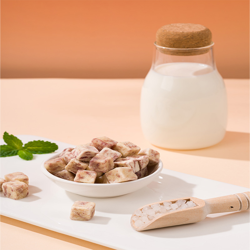 Snacks au taro VF très populaires : dés de taro saveur mer et salée, cubes de taro
