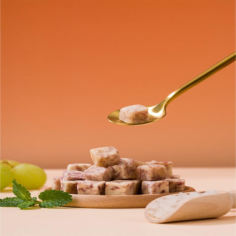 Snacks au taro VF très populaires : dés de taro saveur mer et salée, cubes de taro