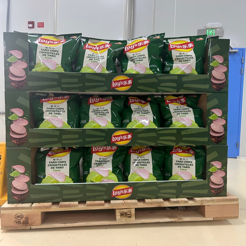 Nos chips de taro fraîchement coupées sont officiellement lancées chez Costco en Amérique du Nord.